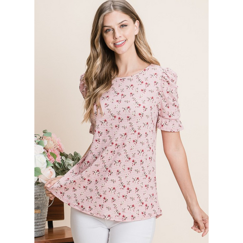 Paisley Top in Pink
