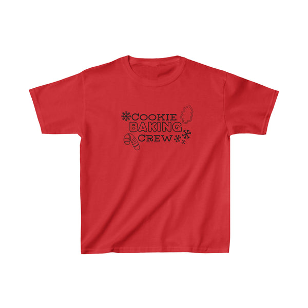 Kid's Cookie Baking Crew Family Matching Christmas Graphic Tee