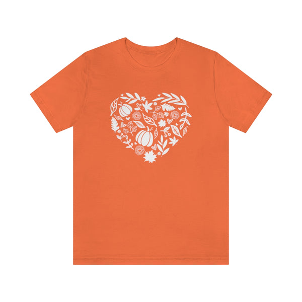 I Love Fall Heart Graphic Tee
