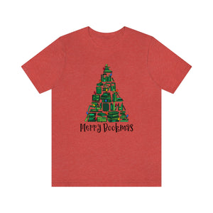 Merry Bookmas Christmas Graphic Tee