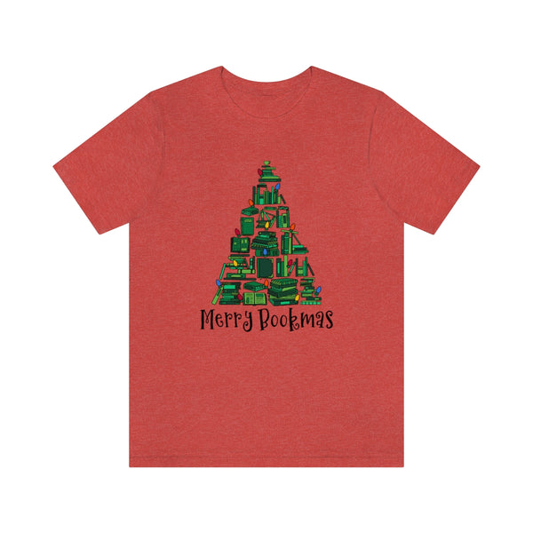 Merry Bookmas Christmas Graphic Tee