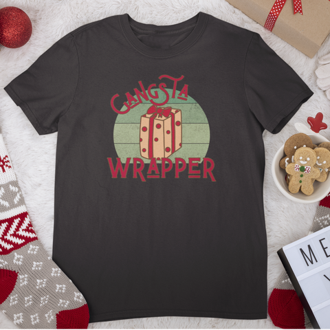 Gansta Wrapper Christmas Graphic Tee