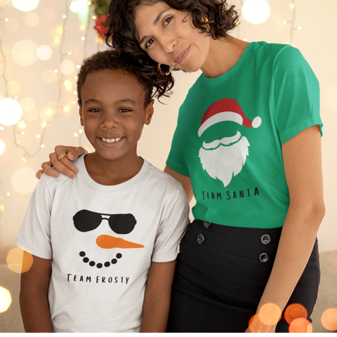 Kid's Team Frosty Christmas Graphic Tee